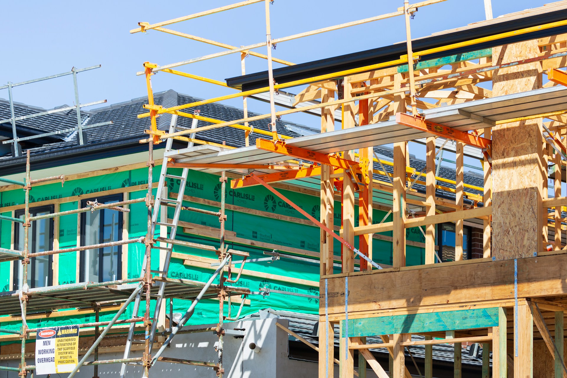 a house under construction