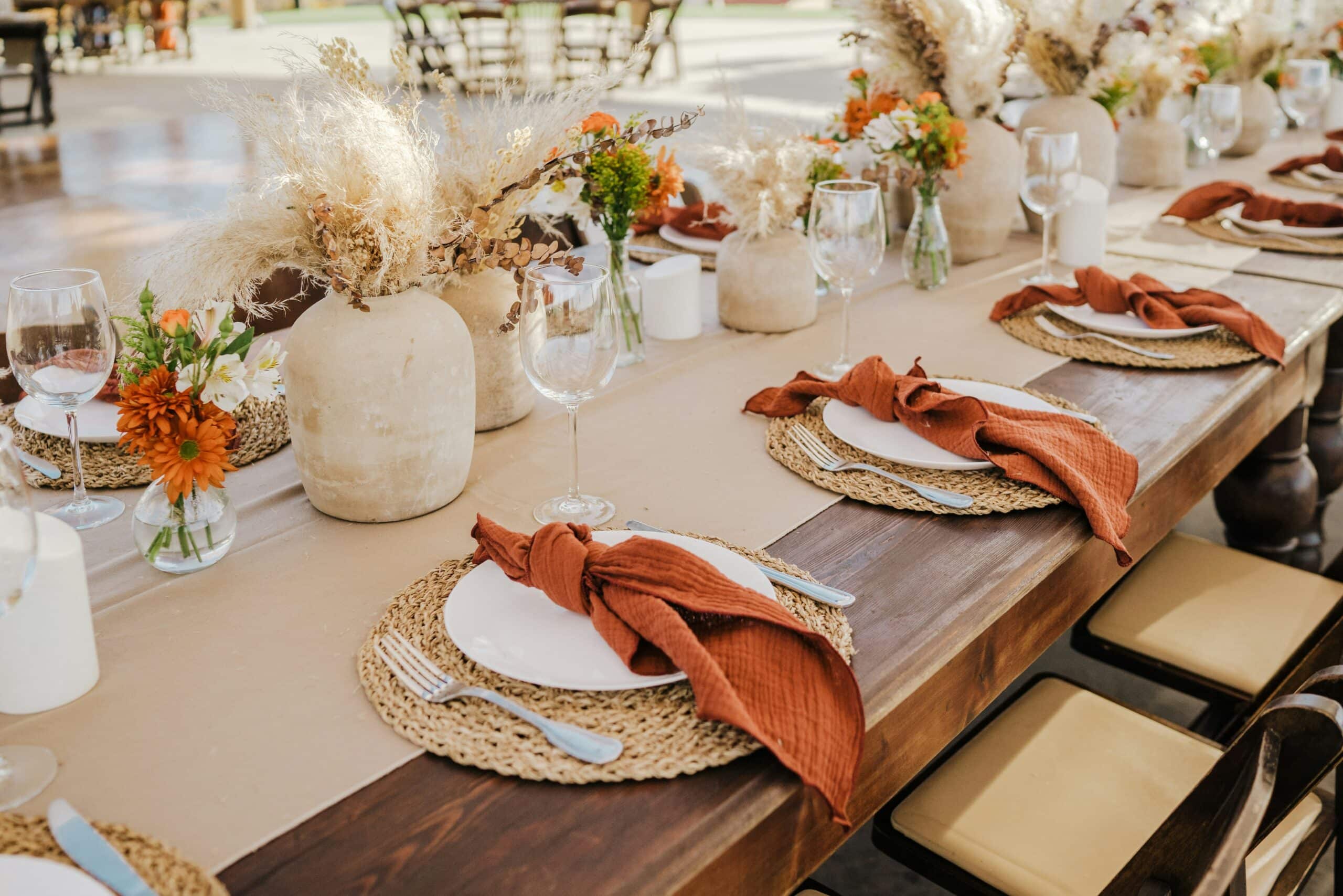 Formal table setting representing employment contracts to address confidential information